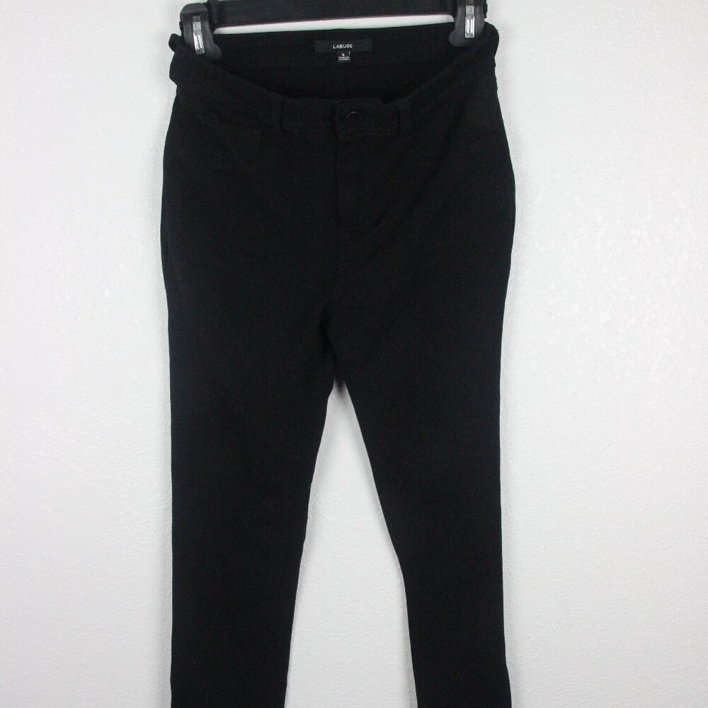 Labijou, pants, jeans, stretchy material, women's S, black